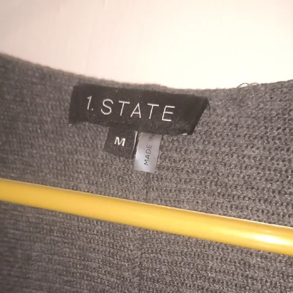 1. State | Charcoal V-Neck Sweater - Picture 2 of 4
